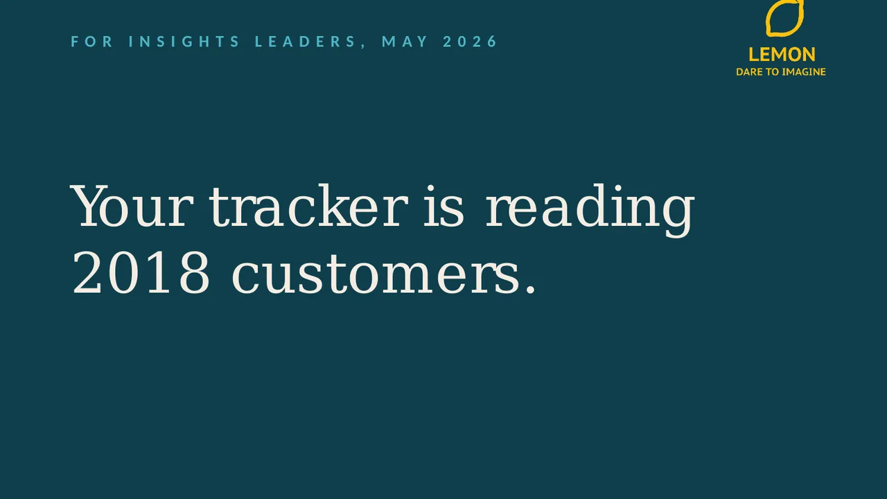 Rethinking the tracker