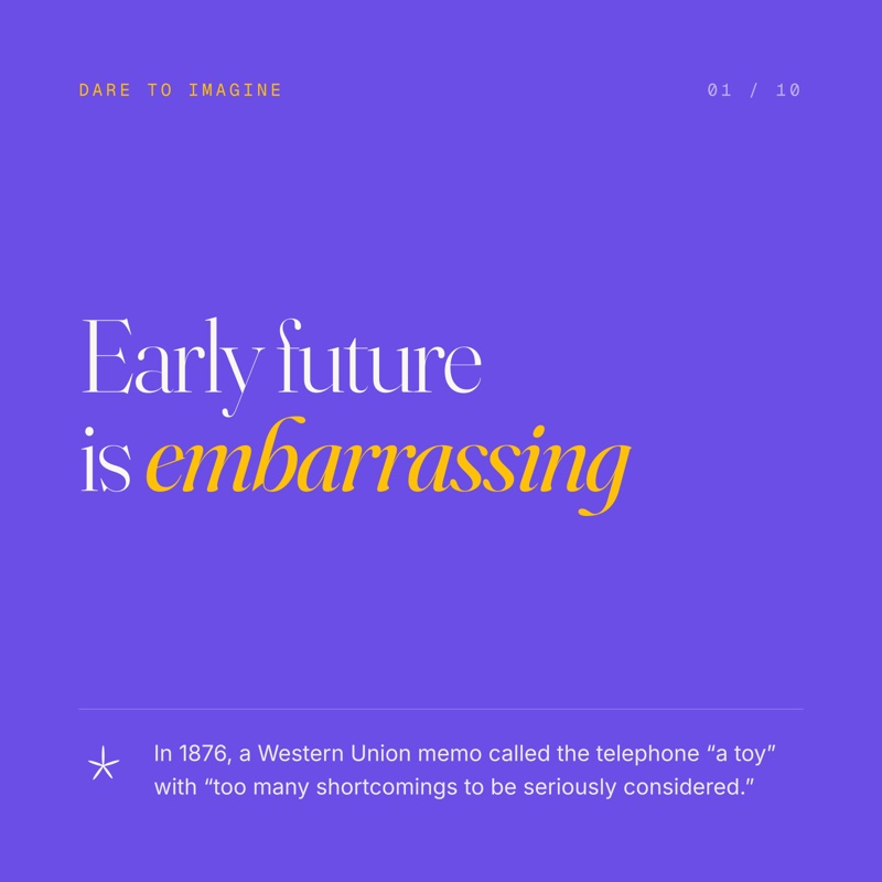 Early future is embarrassing